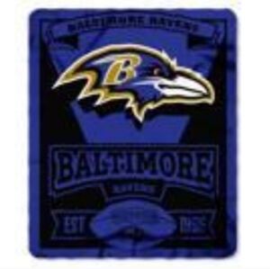 Baltimore Ravens Fleece Blanket 50in × 60in